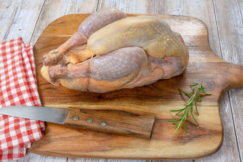 Pintade fermière entière